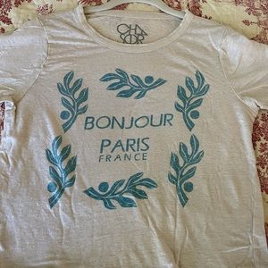 Chaser T shirt Bonjour Paris.
